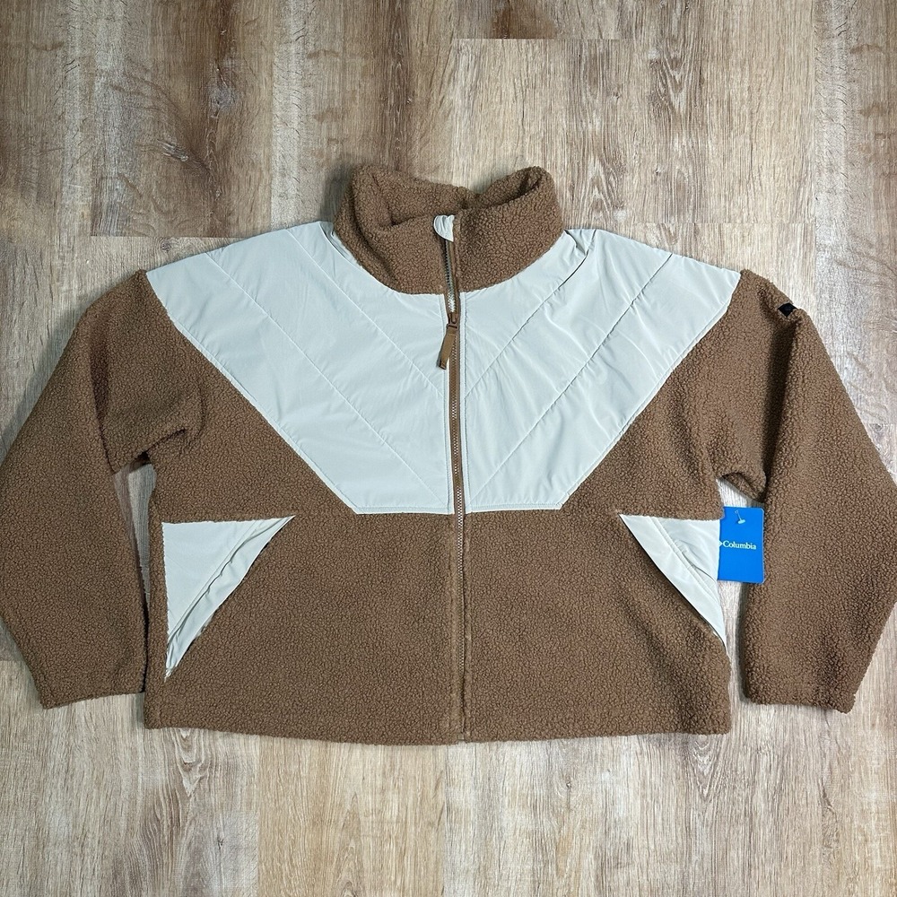 NEW Columbia Women's Size XXL Uphill Edge Full-Zip Pullover Fleece Jacket $90